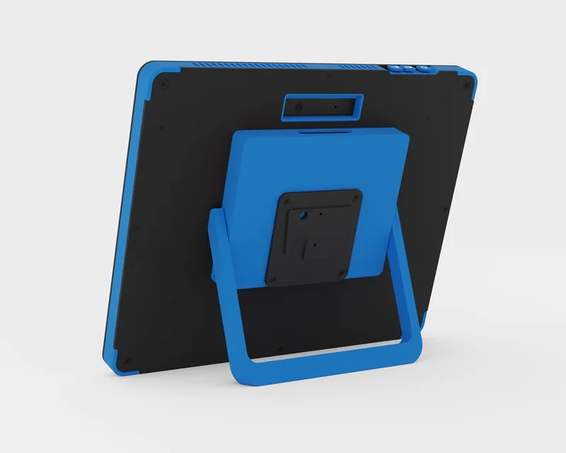 Curly Vision One in Blue, Rear view