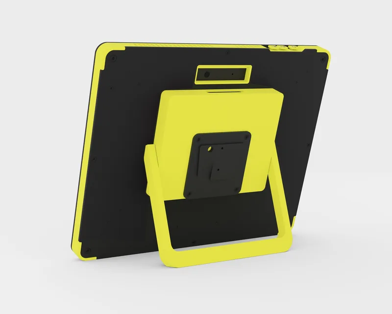 Curly Vision One in Yellow, Rear view