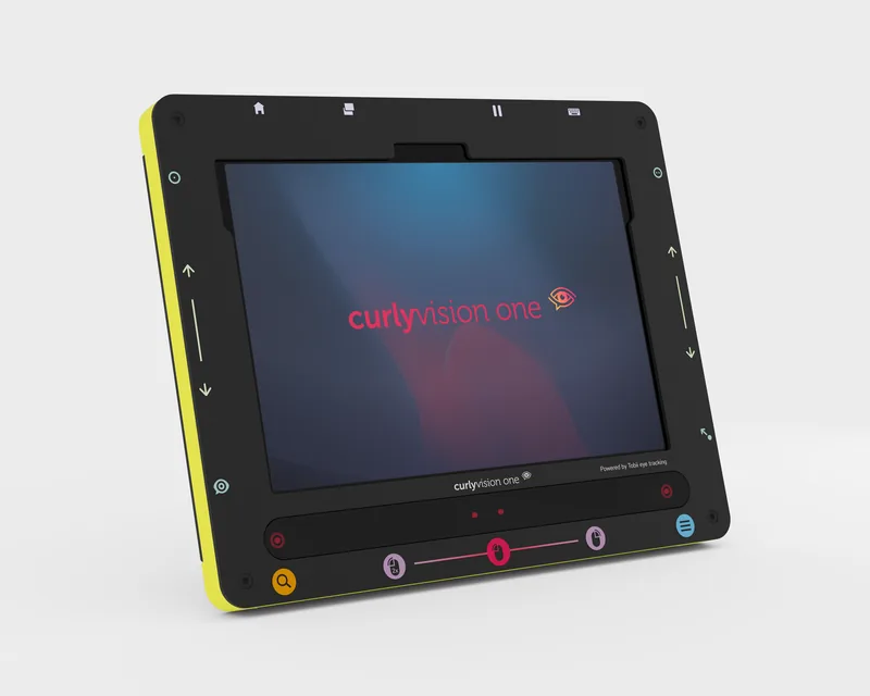 Curly Vision One in Yellow, Front view
