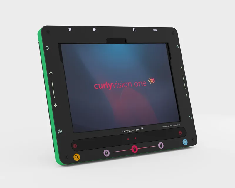 Curly Vision One in Green, Front view