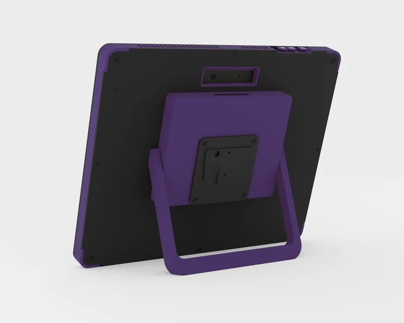 Curly Vision One in Purple, Rear view