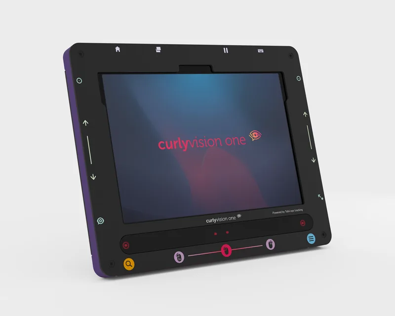 Curly Vision One in Purple, Front view