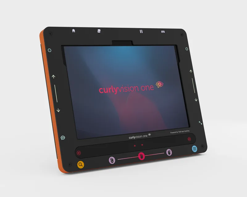 Curly Vision One in Orange, Front view