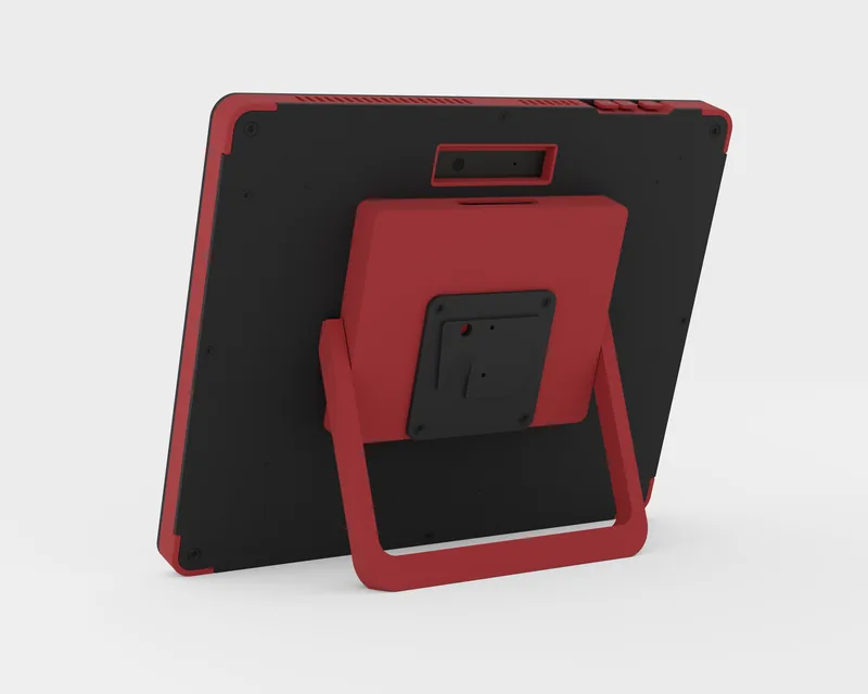 Curly Vision One in Red, Rear view