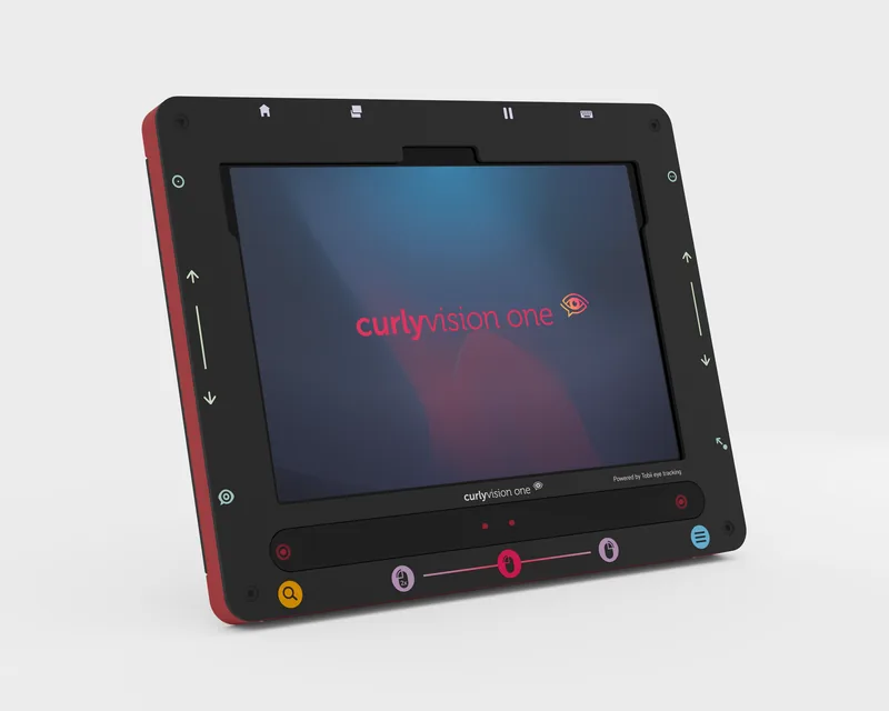 Curly Vision One in Red, Front view