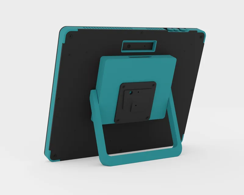 Curly Vision One in Turquoise, Rear view