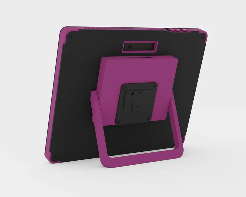Curly Vision One in Violet, Rear view