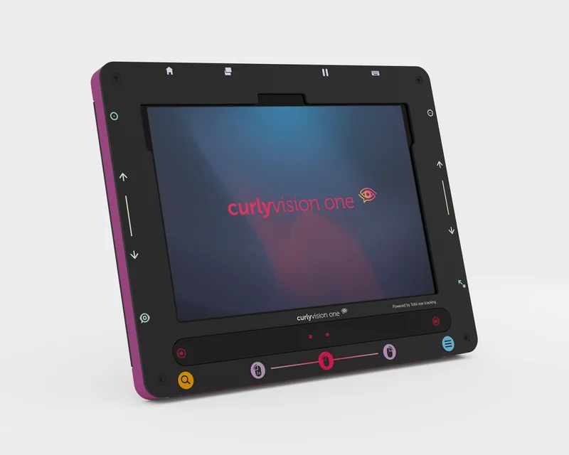 Curly Vision One in Violet, Front view